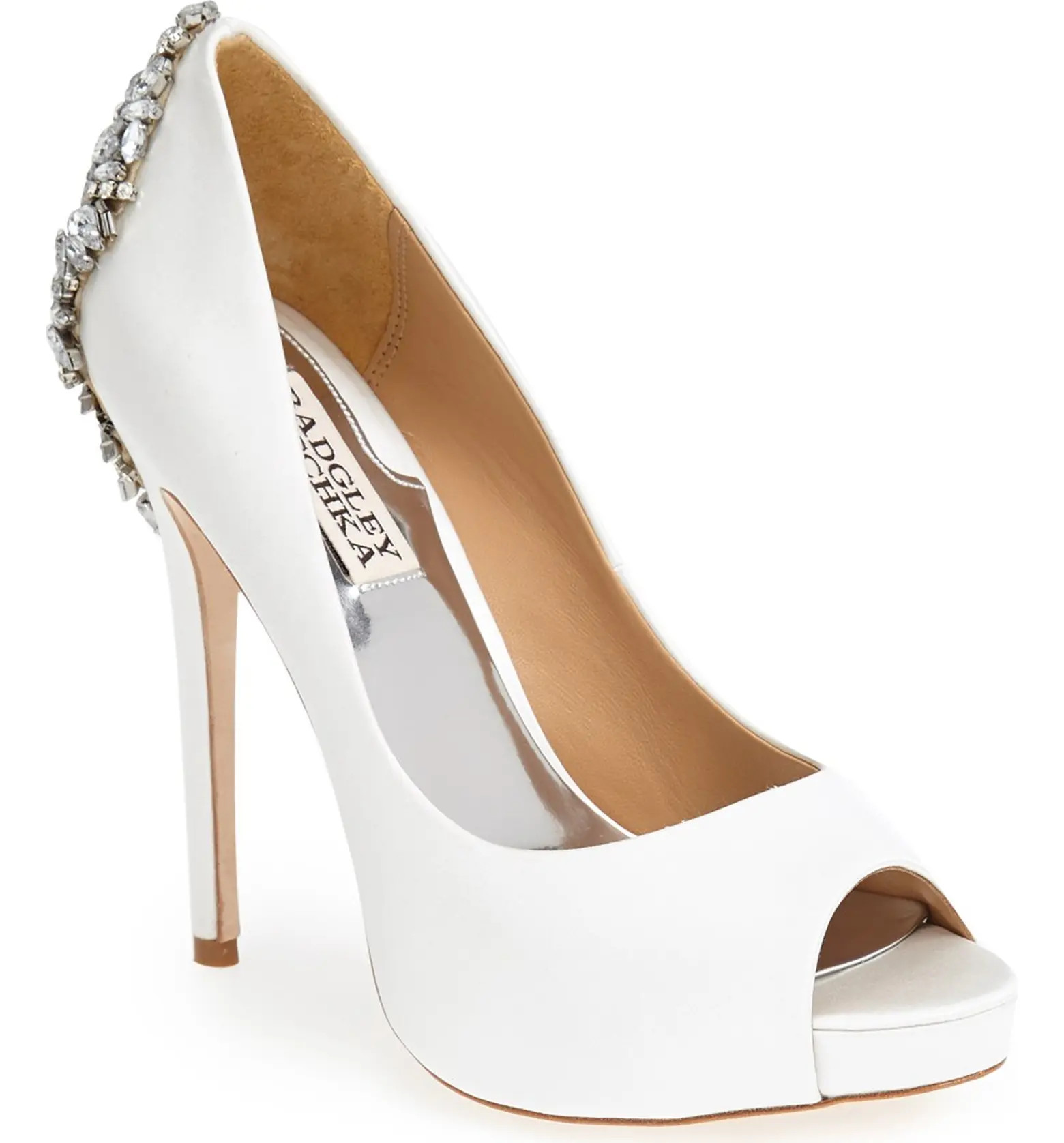 Kiara Crystal Back Open Toe Pump (Women) | Nordstrom