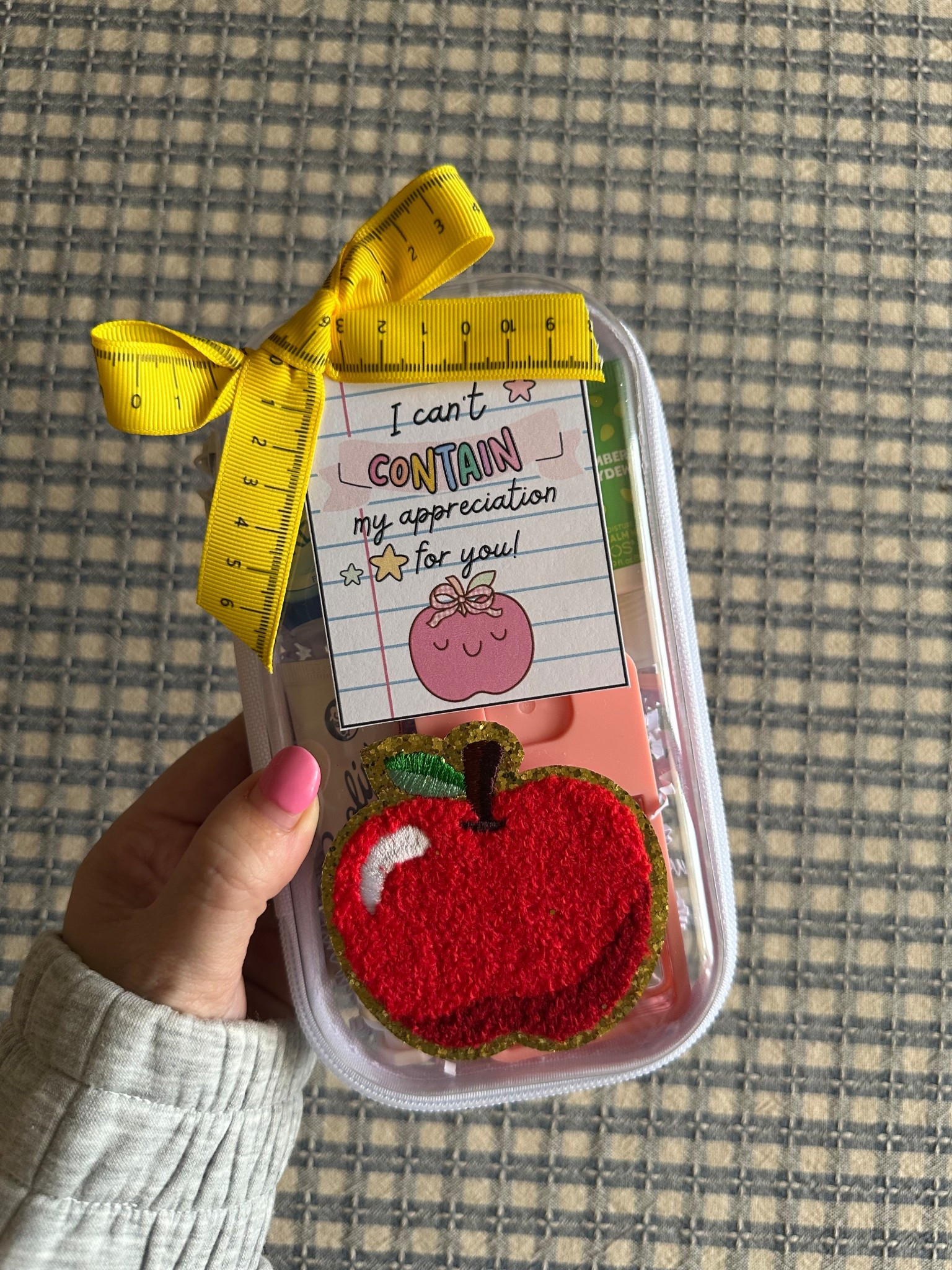 These hard shell zipper cases really are amazing gift ideas as a container and a whole. So many ways to use after for a teacher. Grab the cute patches to give it that extra touch.

#LTKSeasonal #LTKmomlife #LTKHome