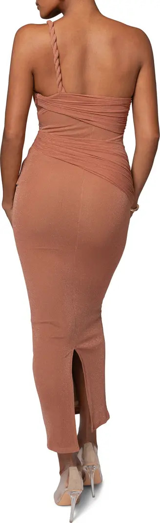 Alari One-Shoulder Sparkle Mesh Gown | Nordstrom