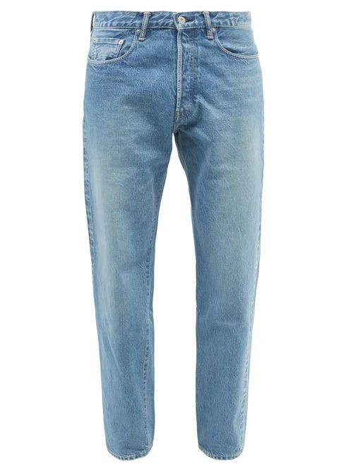 Kuro - Futura Wash 002 High-rise Straight-leg Jeans - Mens - Blue | Matches (US)