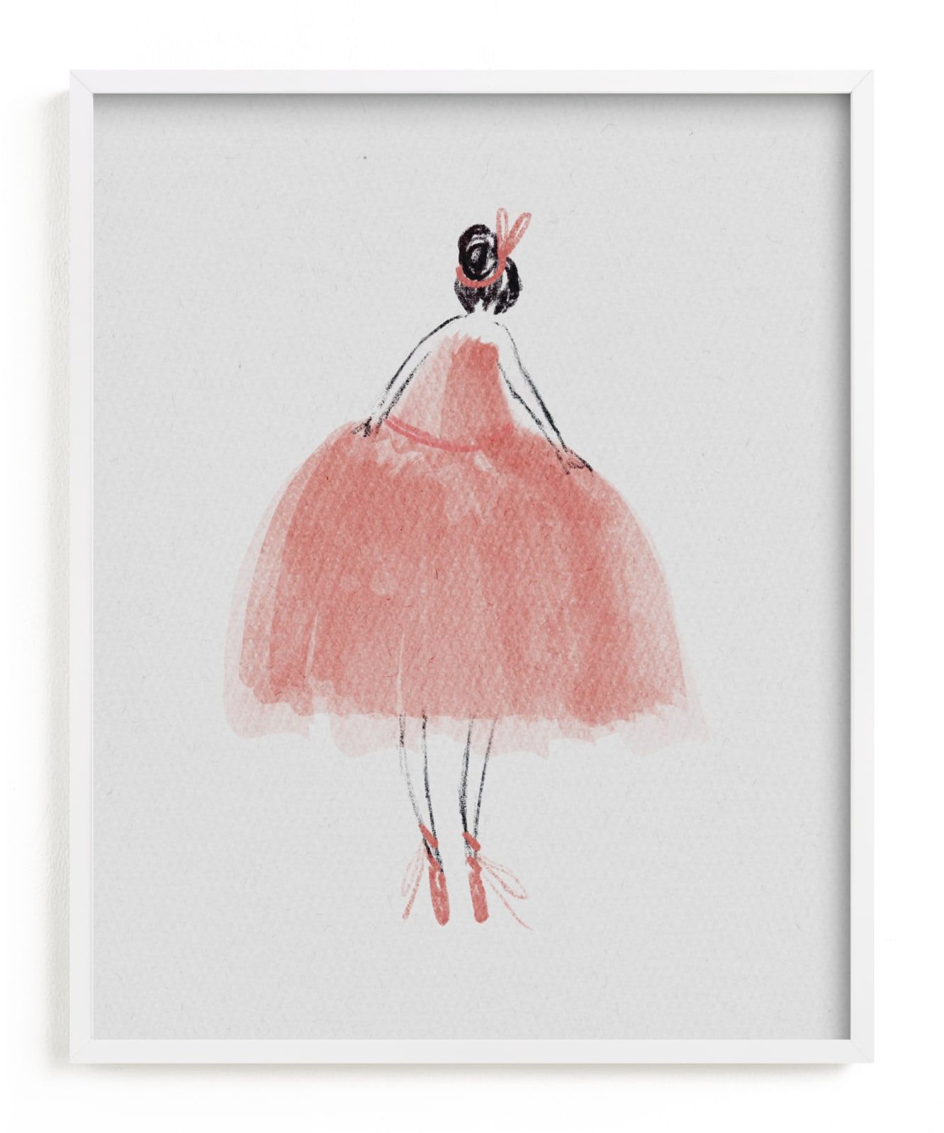 "Painted Ballerina" - Painting Limited Edition Art Print by Grae. | Minted