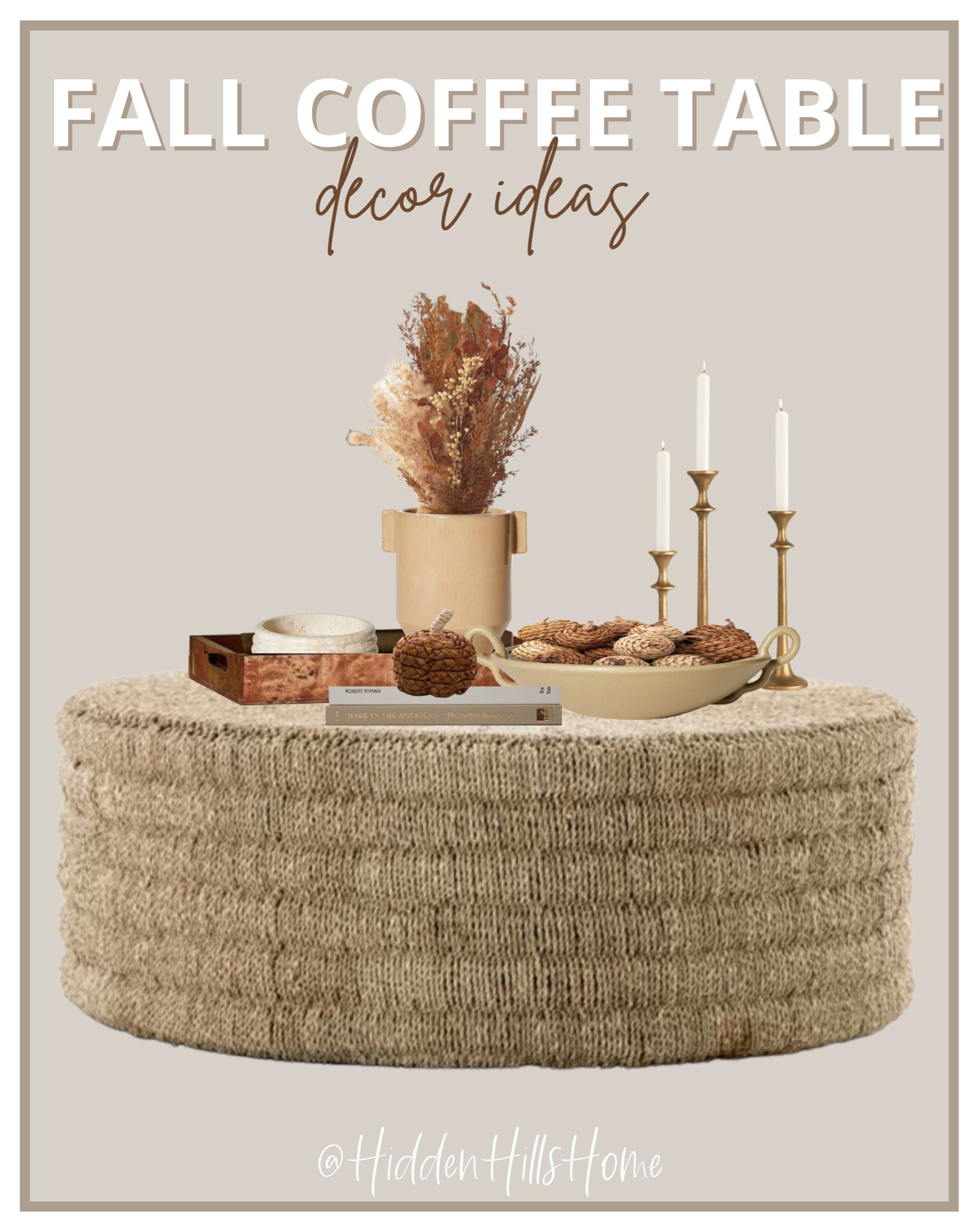 Fall Coffee table decor, coffee table decor ideas for fall, seasonal home decor, affordable coffee table decor #coffeetable #fall 

#LTKSeasonal #LTKhome #LTKfindsunder50