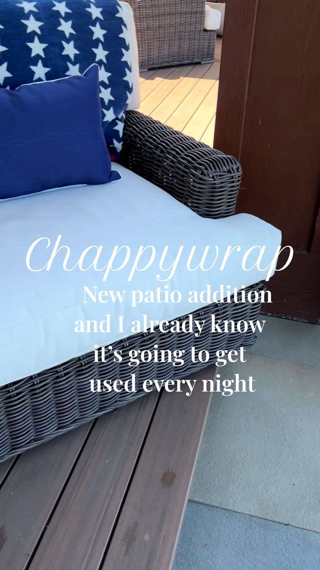 This ChappyWrap blanket is one of those pieces that makes an outdoor space feel finished. Perfect for cool evenings, morning coffee, sunset views, and guests who want to stay just a little longer.

I always tell clients that the best outdoor spaces aren’t just beautiful. They’re comfortable enough that people actually want to use them.

Linked my ChappyWrap here.

#amandaandcodesign #outdoorliving #patiostyle

#LTKHome #LTKSeasonal #LTKstorytime