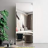 NeuType Full Length Mirror Floor Mirror with Standing Holder Bedroom/Locker Room Standing/Hanging Mi | Amazon (US)