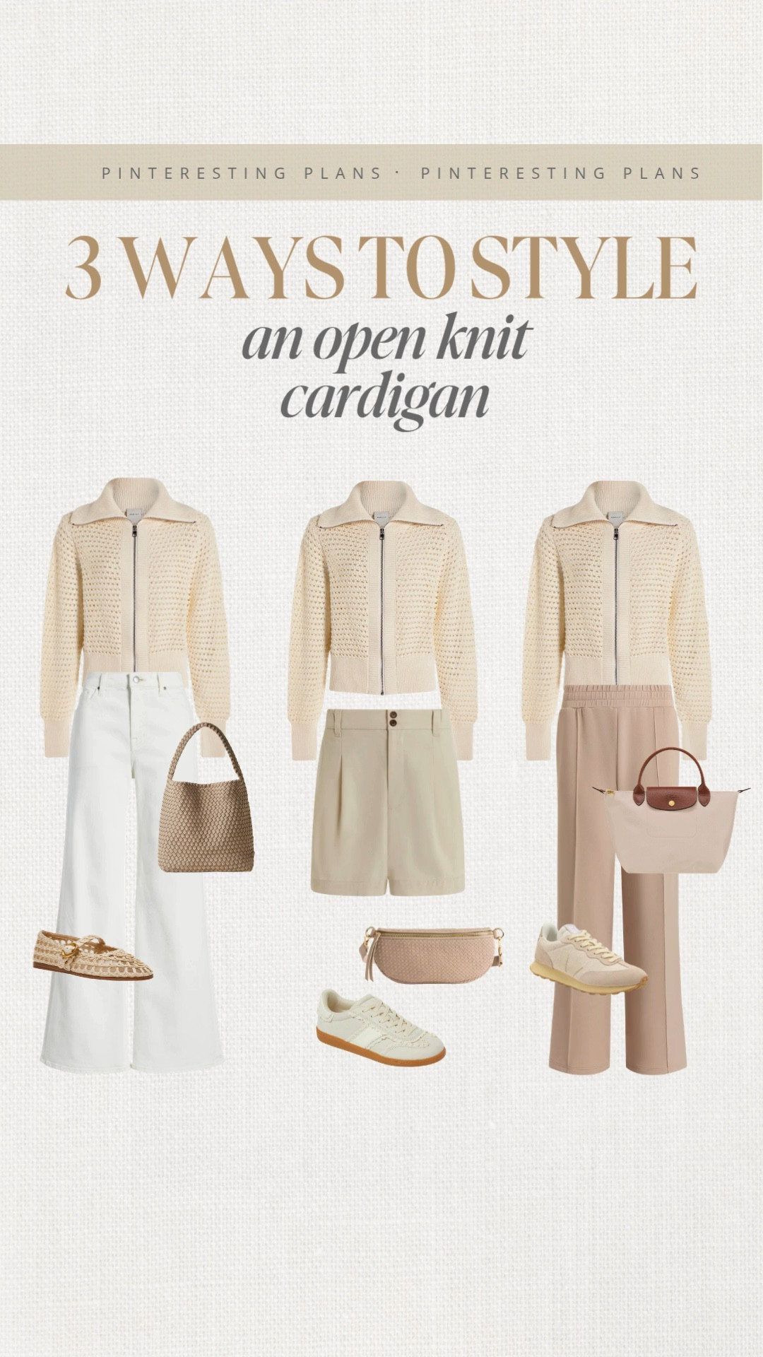 3 ways to style an open knit cardigan 🙌🏻🙌🏻

#LTKootd #LTKSeasonal #LTKspring