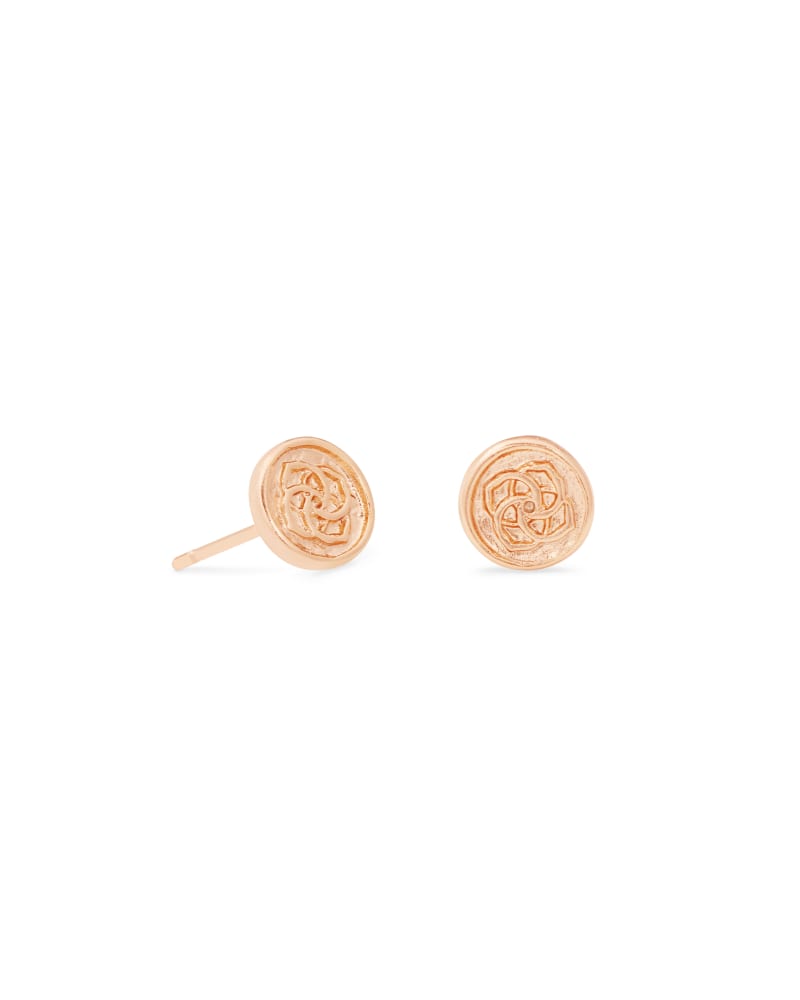 Dira Coin Stud Earrings in Rose Gold | Kendra Scott