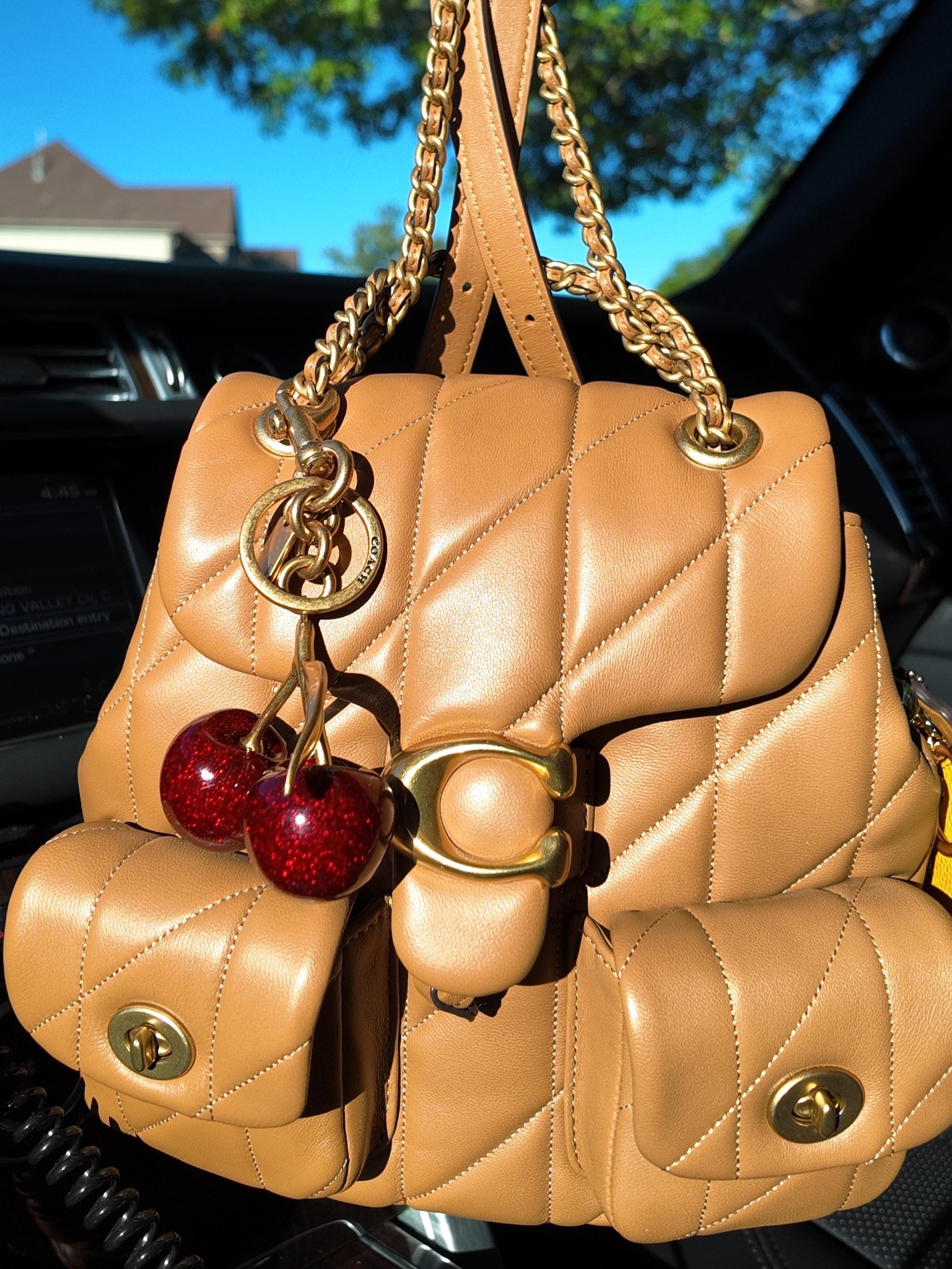 My beautiful bag of the day.. like a ripe piece of fall fruit, ready to be picked by me  🎃 🍂 🍒 

#LTKHalloween #LTKItBag #LTKSeasonal