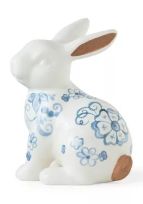 Biltmore Ceramic Bunny Table Decor, Blue | Belk