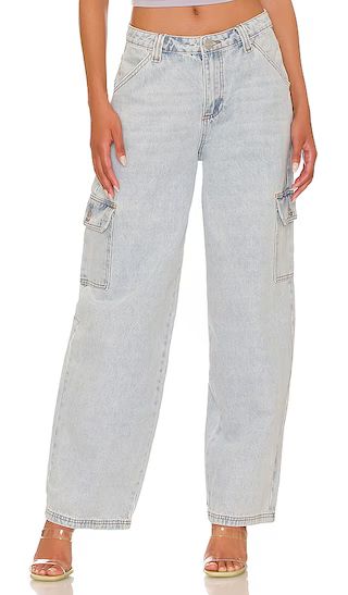 Ryder Denim Cargo in Light Wash | Revolve Clothing (Global)