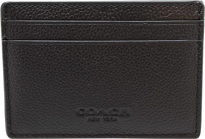 Coach Men's Money Clip Card Case Calf Leather Wallet, F75459 | Amazon (US)