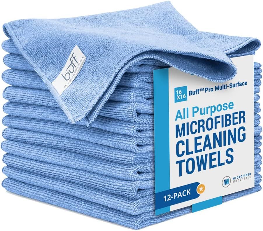 MW Pro Multi-Surface Microfiber Towel – 12 Pack | Premium Cleaning Cloth | Clean, Buff, Dust, P... | Amazon (US)