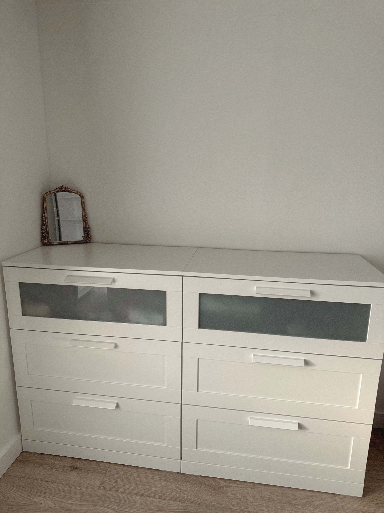 ✨ IKEA ✨ 
The Brimnes Drawer is a must have if your looking for lots of space! The top drawer is frosted for a more elevated look 🪞🕯️ 

#LTKfamily #LTKbeauty #LTKsalealert