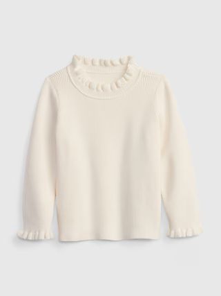 Toddler Ruffle Turtleneck Sweater | Gap (US)