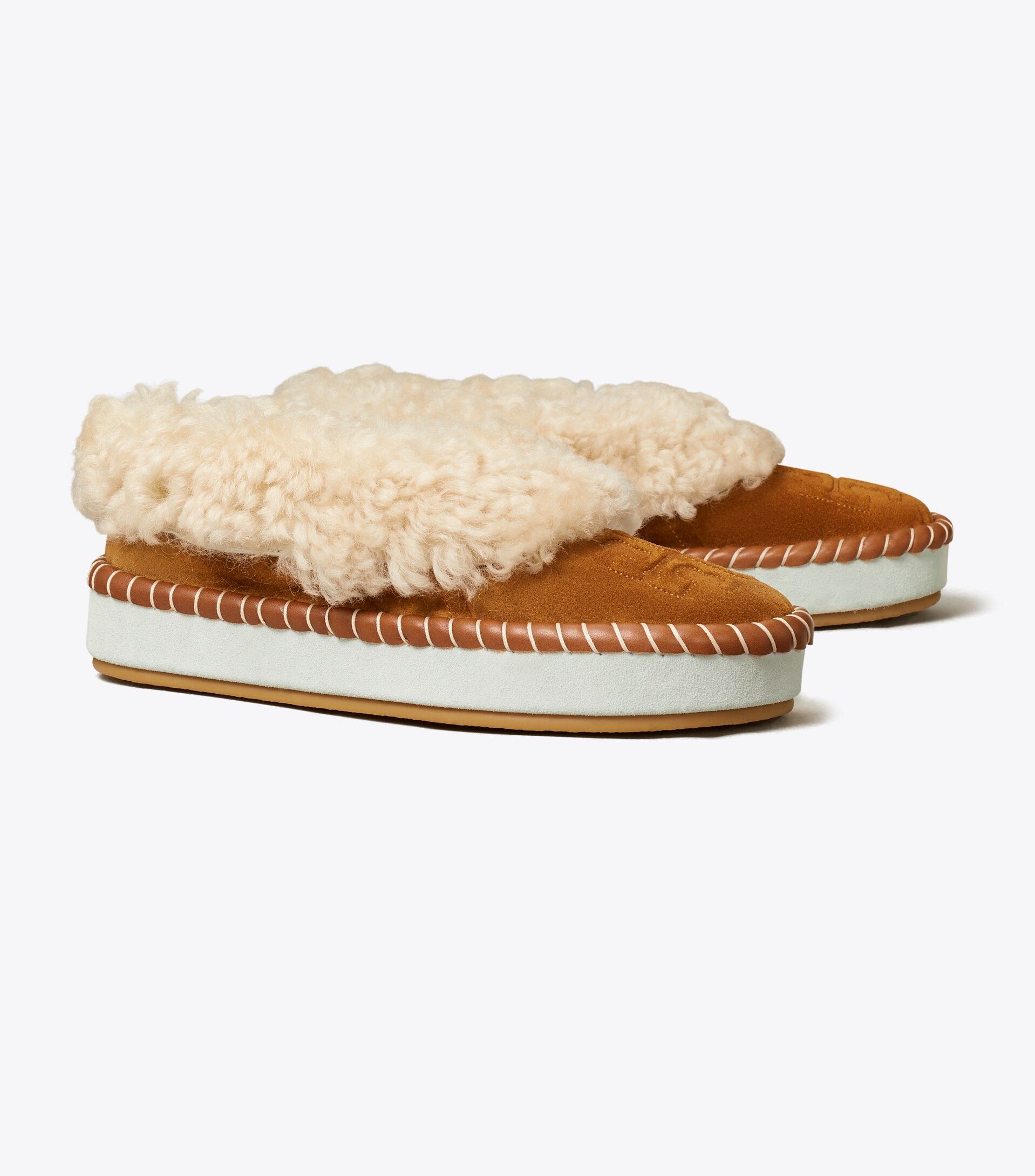 Shearling Slipper: Women's Designer Flats | Tory Burch | Tory Burch (US)