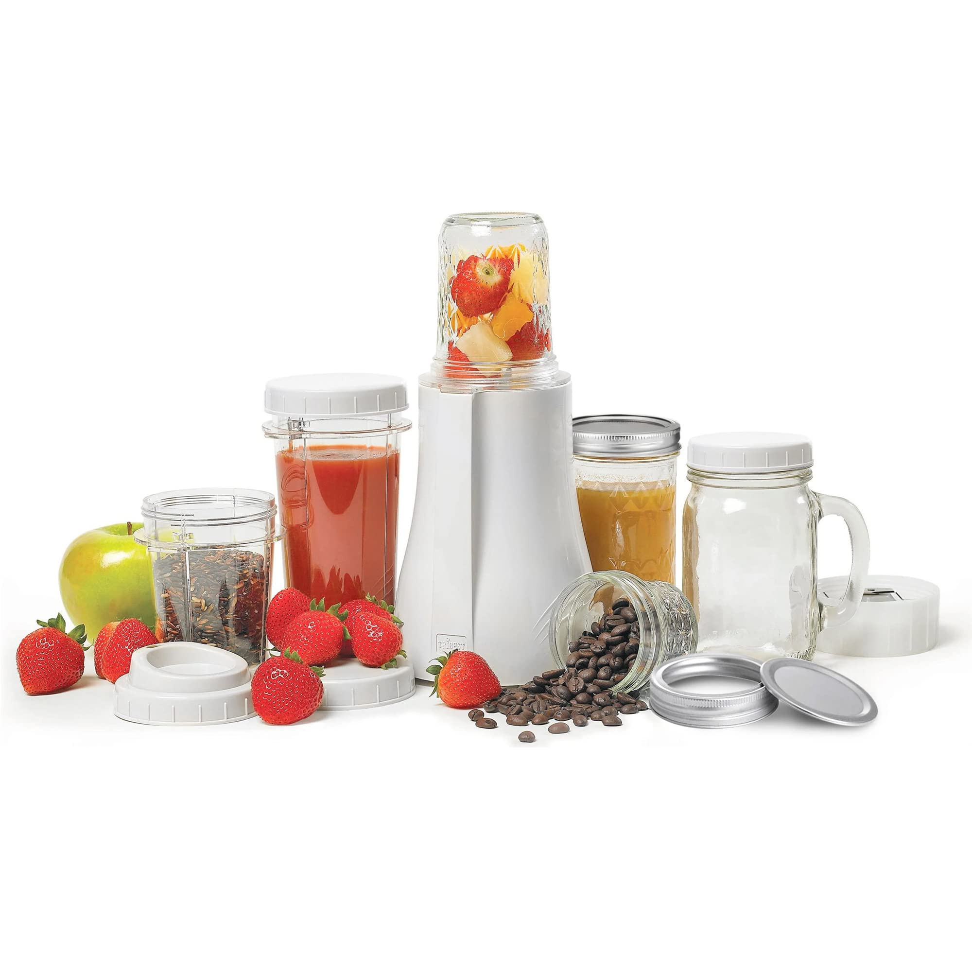 Tribest PB-350 Personal Blender for Shakes and Smoothies with Portable Blender Cups, White, Large | Amazon (US)