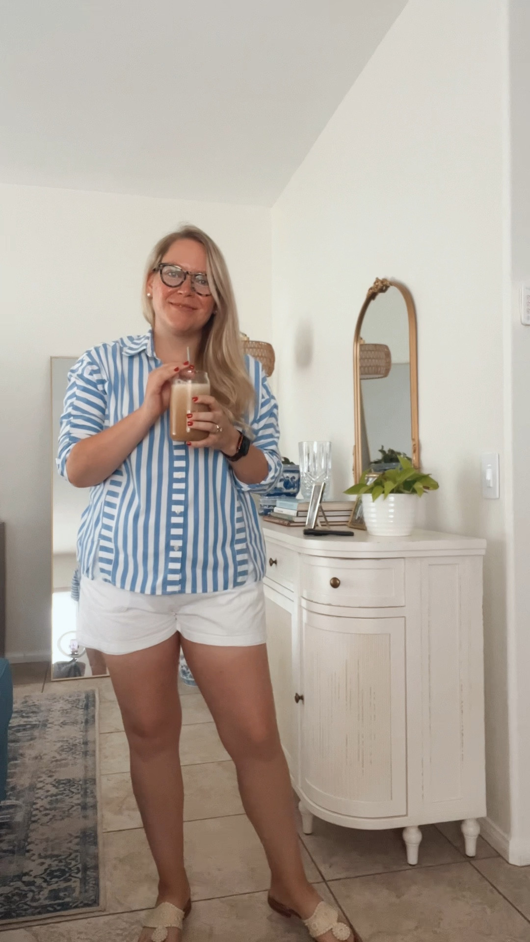 Today’s casual outfit - when the calendar says fall but the weather says heatwave 

Vineyard Vines, oversized button down, boyfriend shirt, linen shorts 

#LTKStyleTip #LTKBump #LTKFindsUnder100
