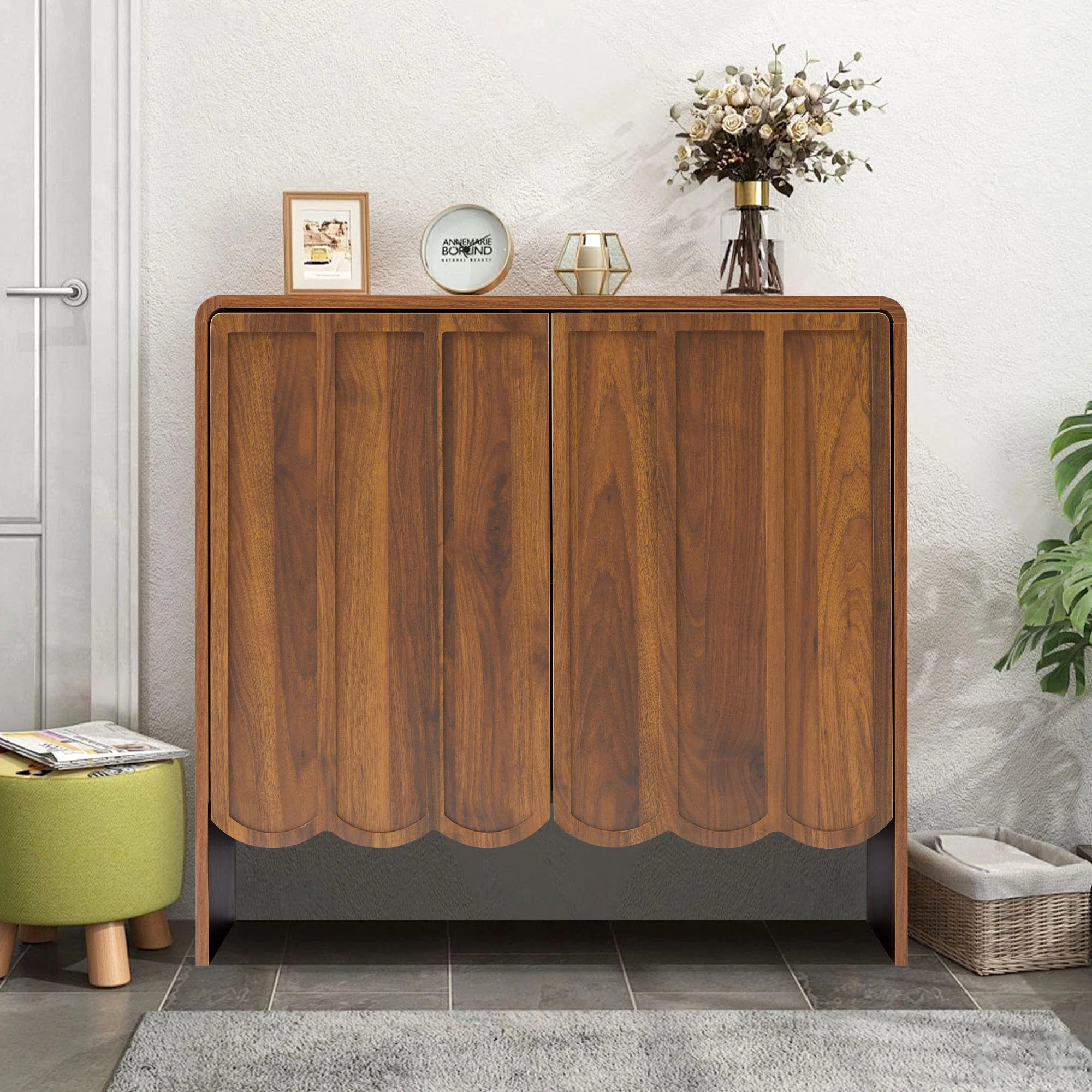 Elanie 29.52" Tall 2 - Door Accent Cabinet | Wayfair North America