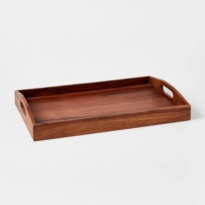 20" x 13" Wood Signature Serving Tray - Threshold™ | Target