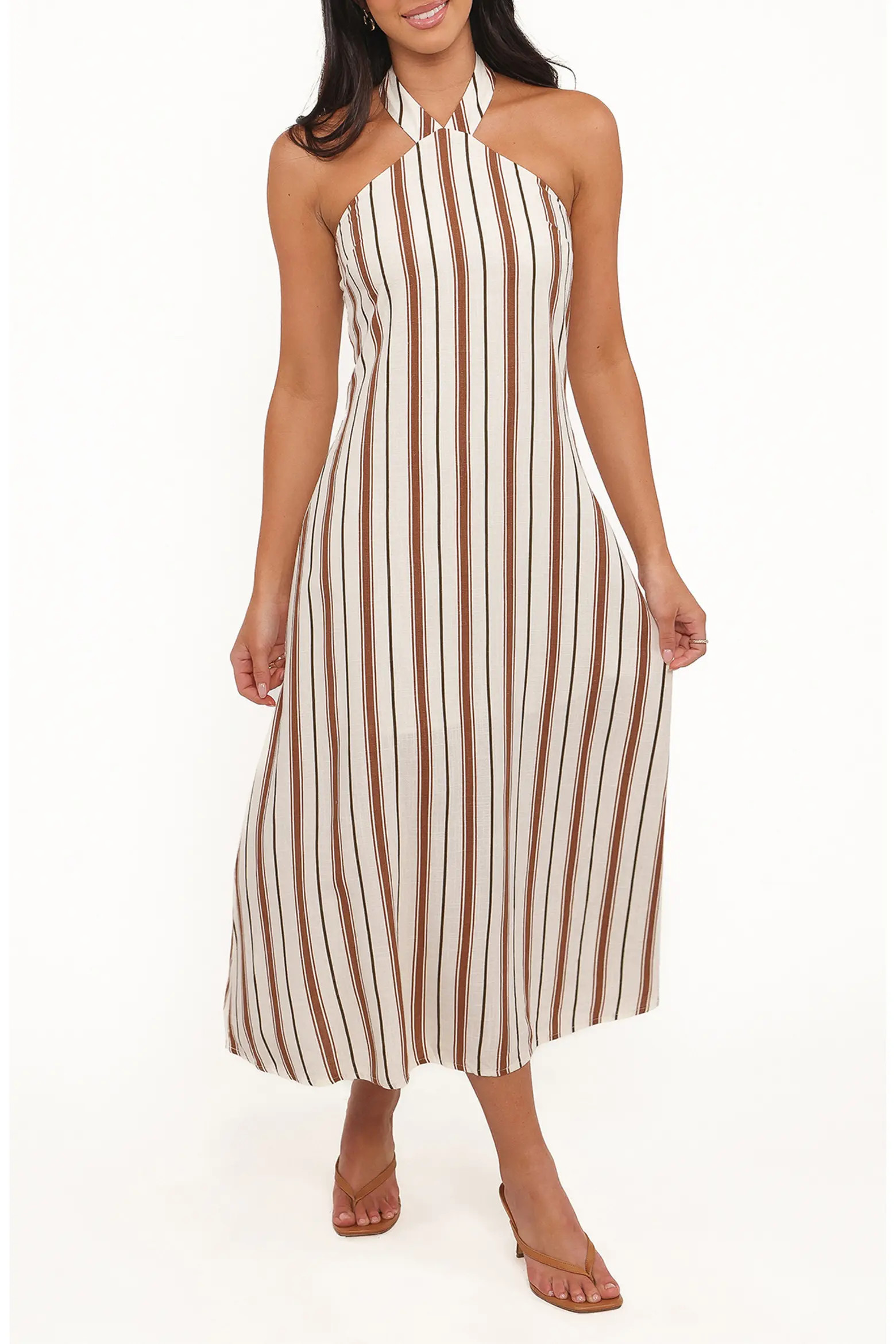 Katherine Sleeveless Stripe Midi Dress (Women) | Nordstrom | Nordstrom