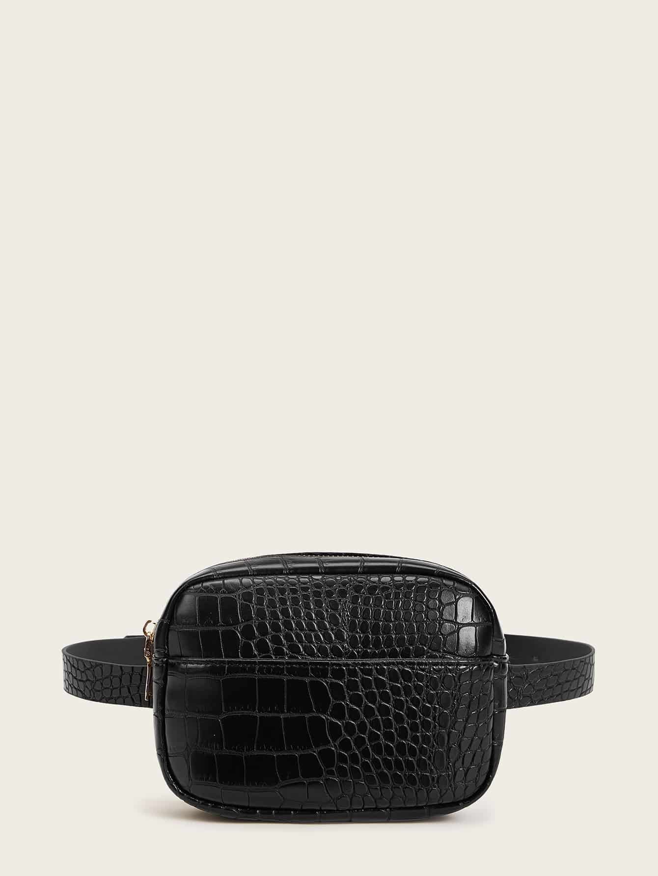 Croc Embossed Fanny Pack | SHEIN