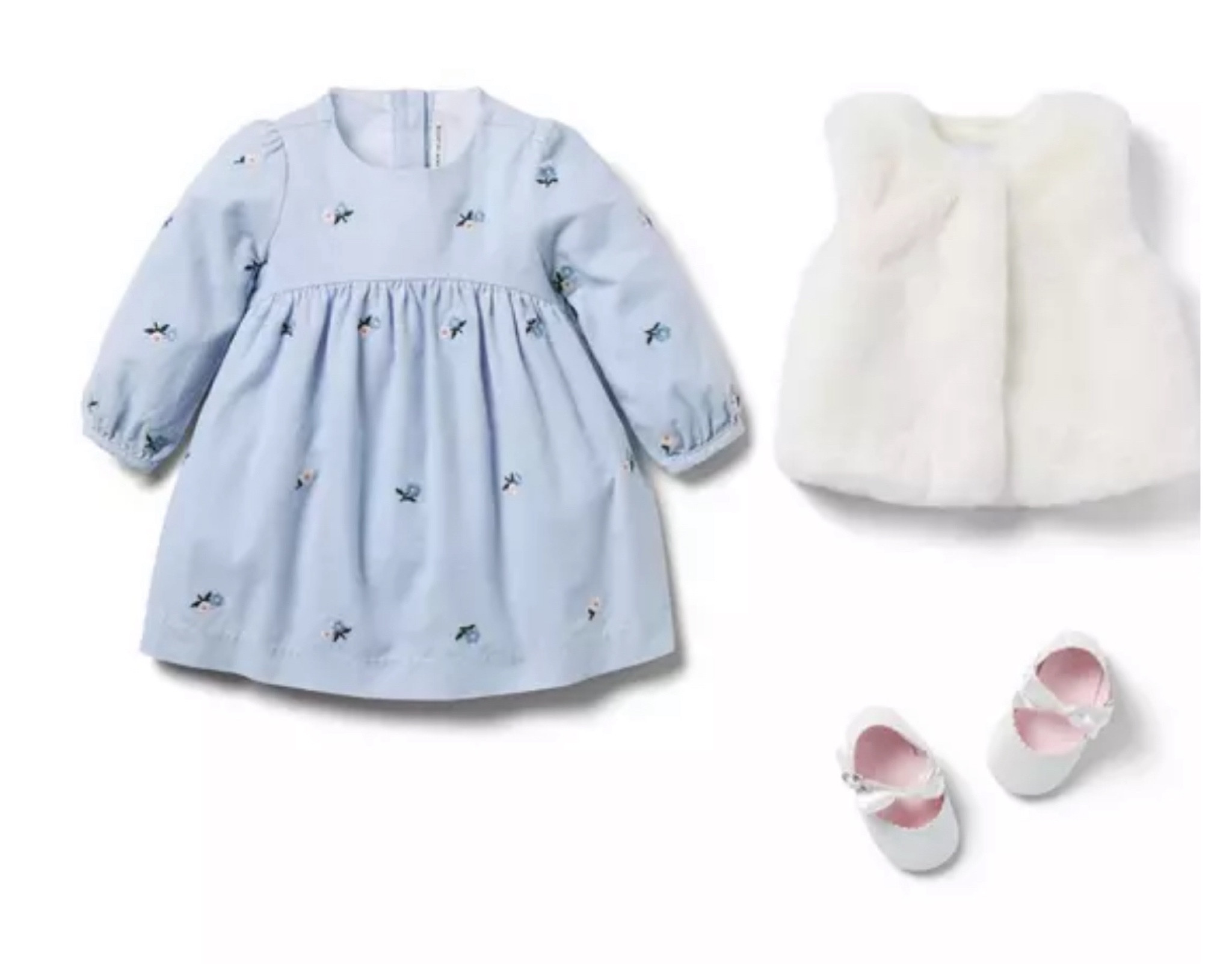 ✨Janie and Jack: The First Snow Collection for Baby Girl 0M-24M✨

Cozy corduroy and mini embroidered flowers? Our dress has it all. Consider it the perfect pick for every first moment.

Winter Outfit
Holiday outfit 
Christmas outfits 
Kids birthday gift guide
Children Christmas gift guide 
Christmas gift ideas
Christmas present
Nursery
Nursery decor 
Baby shower gift
Baby registry
Sale alert
New item alert
Baby hat
Baby shoes
Baby dress
Baby Santa hat
Newborn gift
Baby outfit
Christmas party outfits 
Baby keepsakes 
First Christmas outfits
Baby headband 
Girl Christmas outfits 
Girl dresses
Winter coat
Winter dress
Holiday dress
Christmas dress
Girls purse
Bow purse
Plaid Bow Headband
Plaid Puff Sleeve Dress
Bow flat
Merry and bright 
Merry Christmas 
White Christmas 
Christmas family photo session outfits 
Photo session outfit inspo
Santa’s list
Gift guide for her
Gifts for her
Wedding guest dress

#LTKGifts #LTKCyberweek
#LTKGiftGuide #LTKstyletip #LTKwedding #LTKfamily #LTKbump #LTKshoecrush #LTKHoliday
#liketkit 

#LTKItBag #LTKSeasonal #LTKFindsUnder100 #LTKFindsUnder50 #LTKKids #LTKBaby #LTKParties #LTKSaleAlert