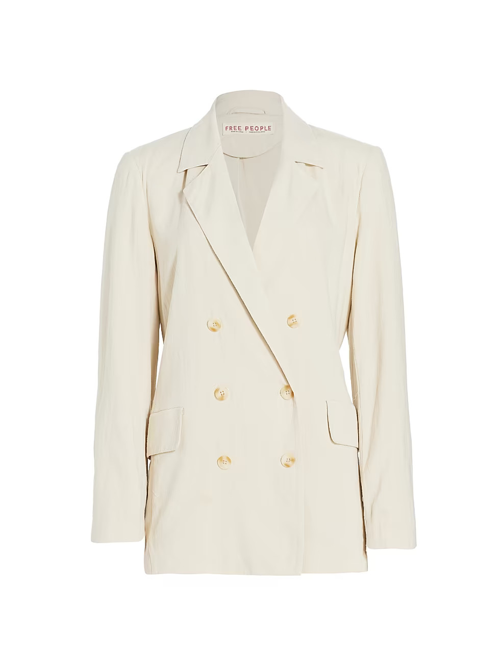 Free People Olivia Belted Double-Breasted Blazer | Saks Fifth Avenue