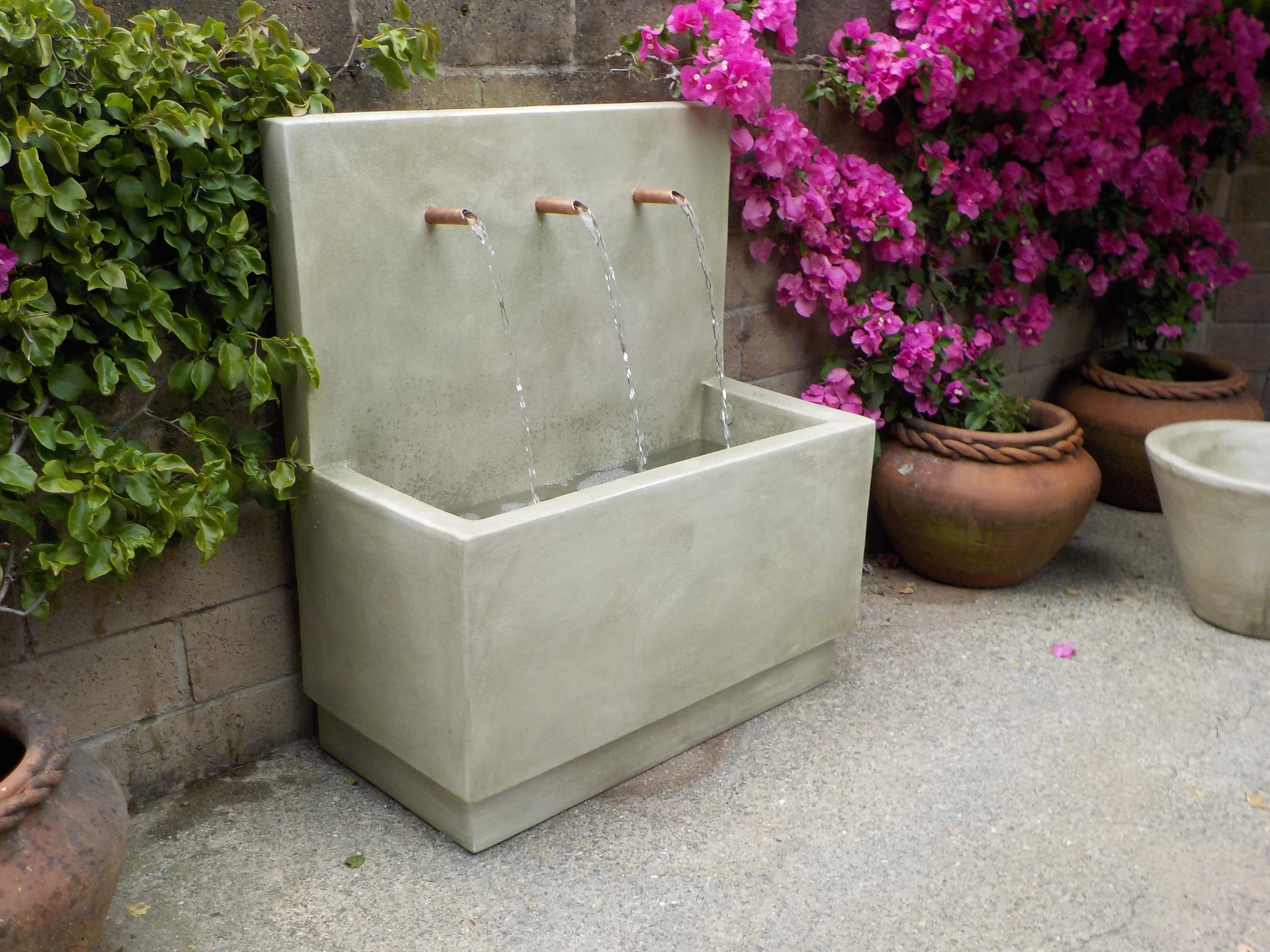 17 Stories Styrkar Concrete Wall Fountain & Reviews | Wayfair | Wayfair North America