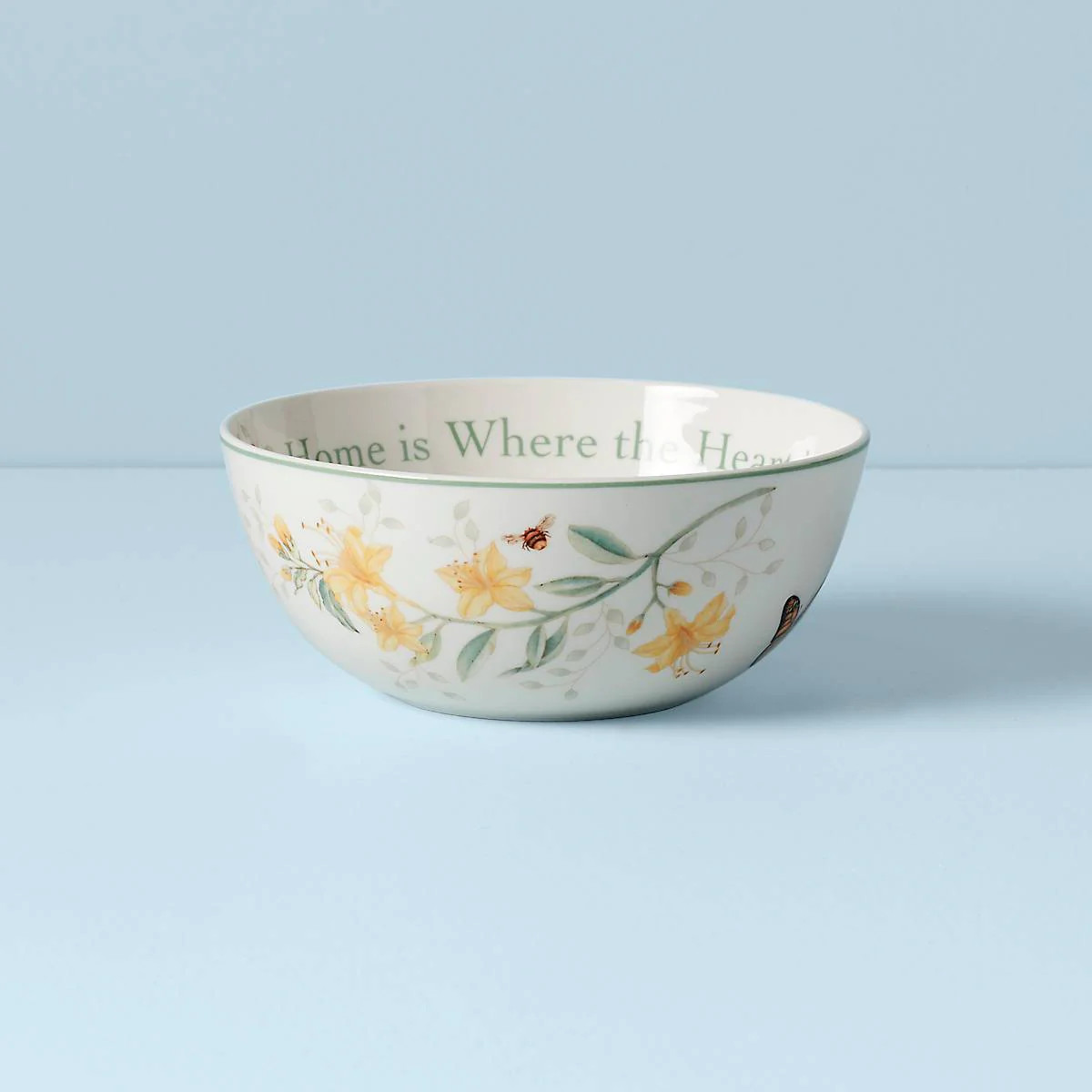 Butterfly Meadow "Home is Where The Heart is" Bowl | Lenox