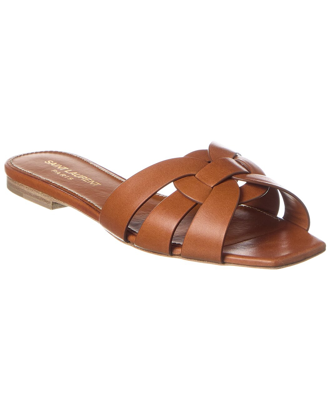 Tribute Leather Sandal | Gilt & Gilt City