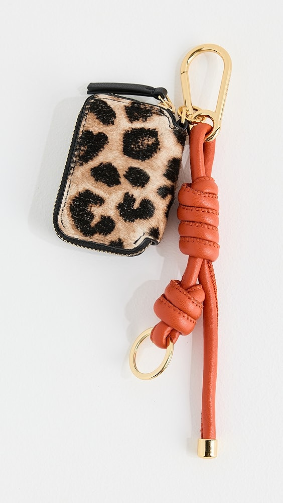 Leopard Zip Pouch Bag Charm | Shopbop