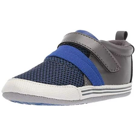 RO + ME by Robeez Baby Boy Crib Shoes Boys Infant Athletic Sneaker Jake Grey 6-12 Months | Walmart (US)