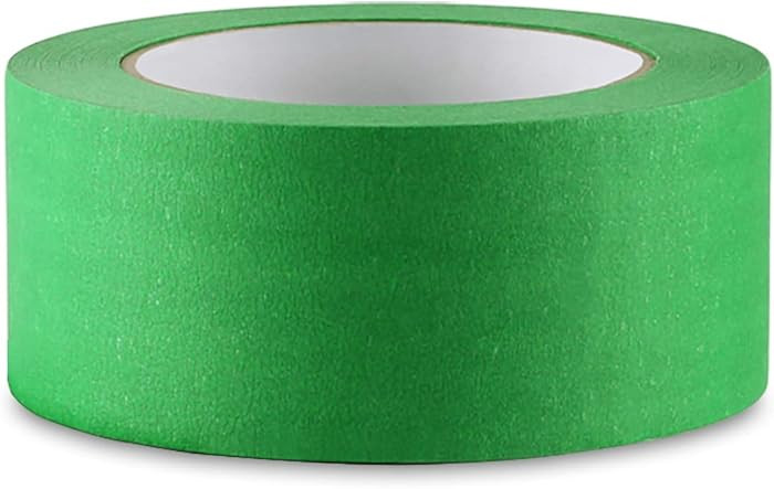 Lichamp Wide Green Painters Tape 2 inch, 1pc Medium Adhesive Green Masking Tape, 1.95 inches x 55... | Amazon (US)