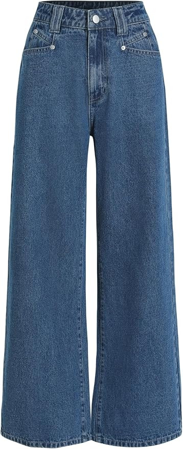 CIDER Denim High Waist Wide Leg Jeans | Amazon (US)