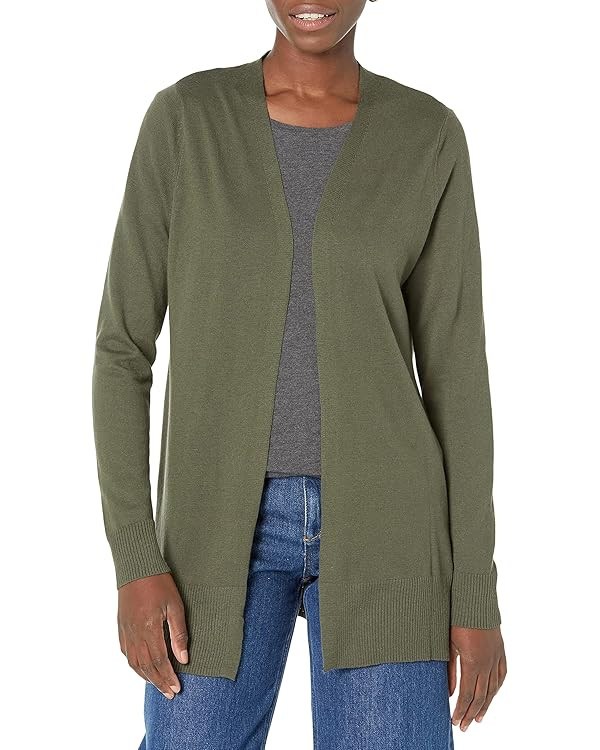 Amazon Essentials Women's Lightweight Open-Front Cardigan Sweater (Available in Plus Size) | Amazon (US)