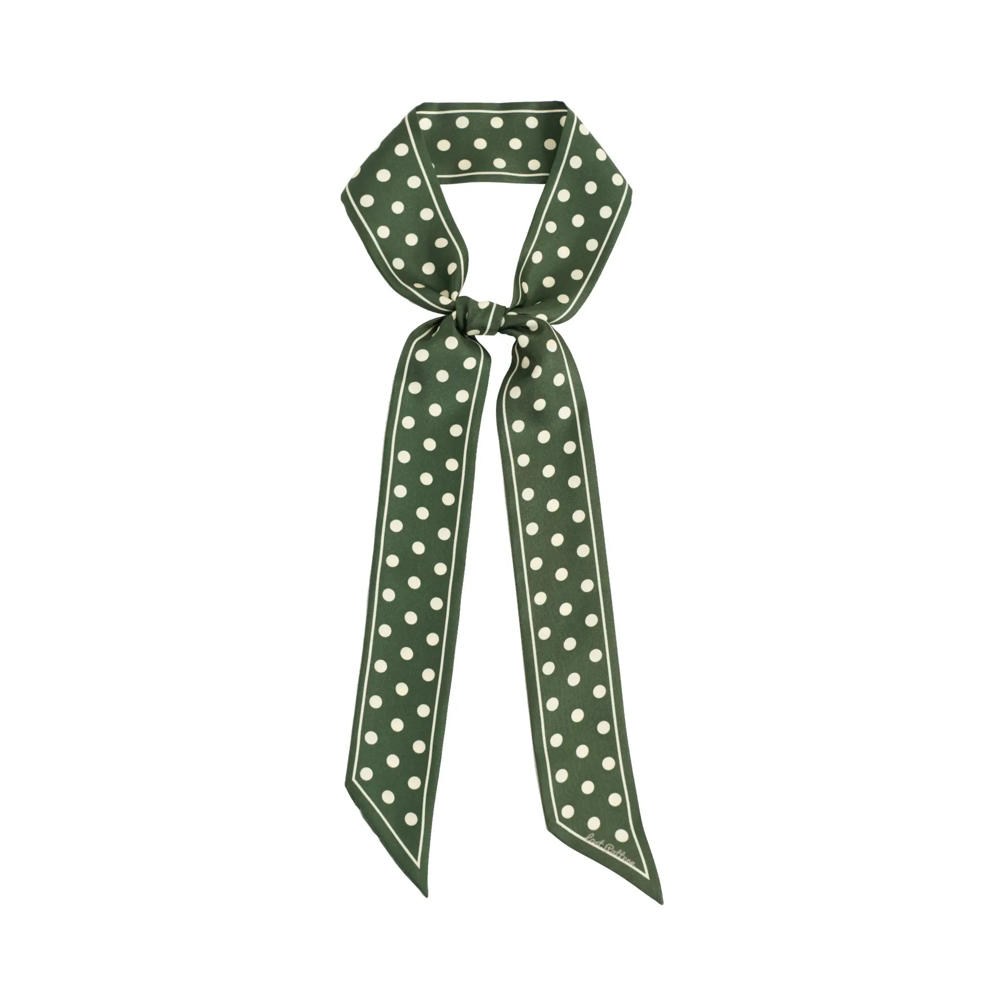 Lost Pattern "Retro Polka" Silk Skinny Scarf (Women) | Nordstrom | Nordstrom