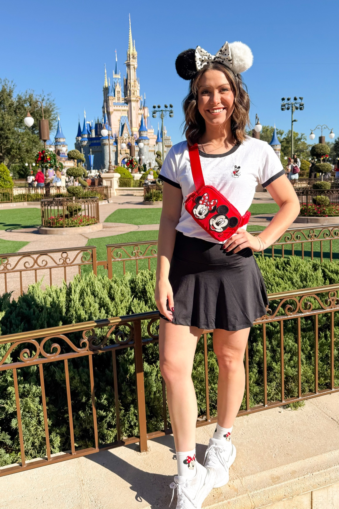 Such a comfy Disney outfit! Top is vintage Disney Store that I thrifted, and I bought the Cruella ears in the park, but the rest is linked. Skirt is a size Small, perfect length & shorts underneath are breathable. 

#LTKCyberWeek #LTKHoliday #LTKStyleTip