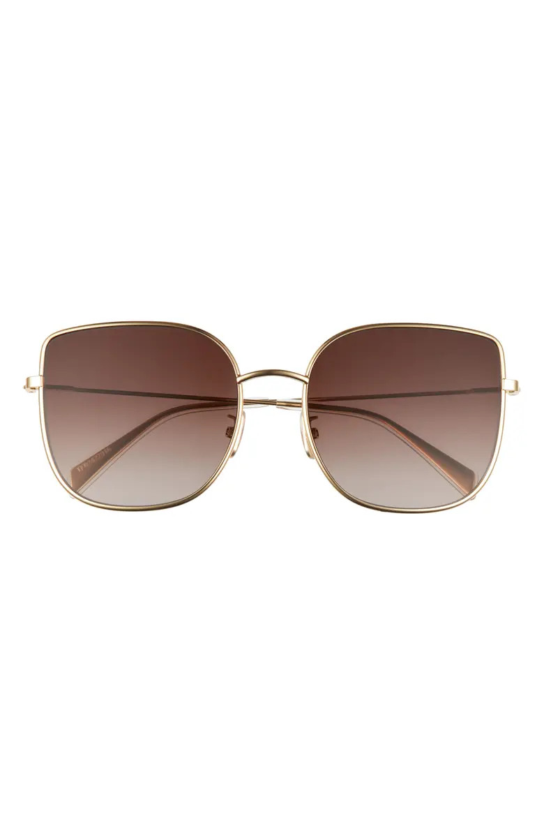 59mm Gradient Flat Front Butterfly Sunglasses | Nordstrom