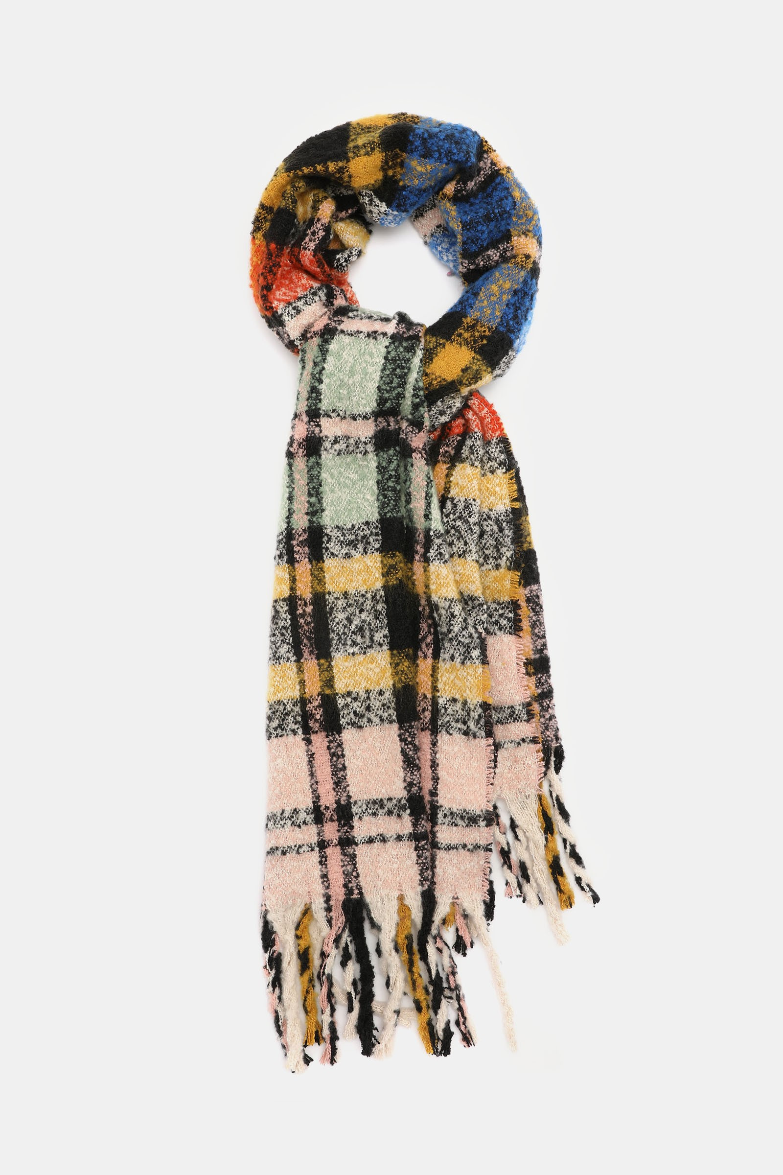 Brushed Oversized Plaid Scarf | Ardene