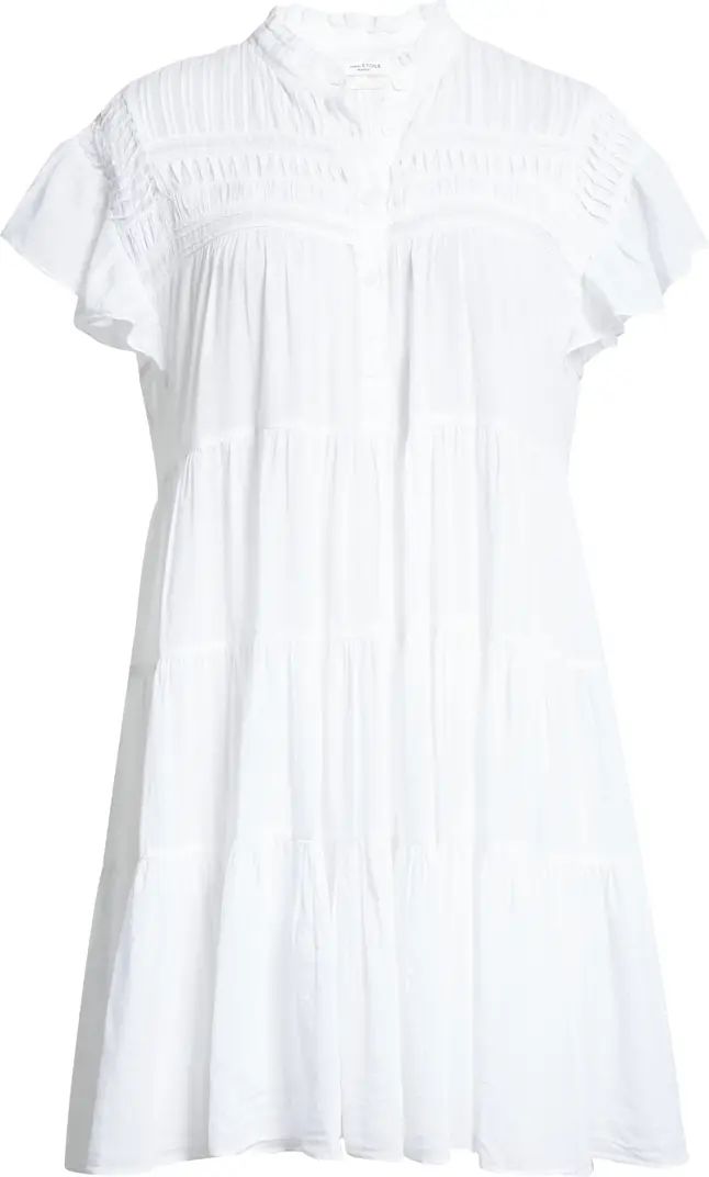 Lanikaye Tiered Cotton Shift Dress | Nordstrom