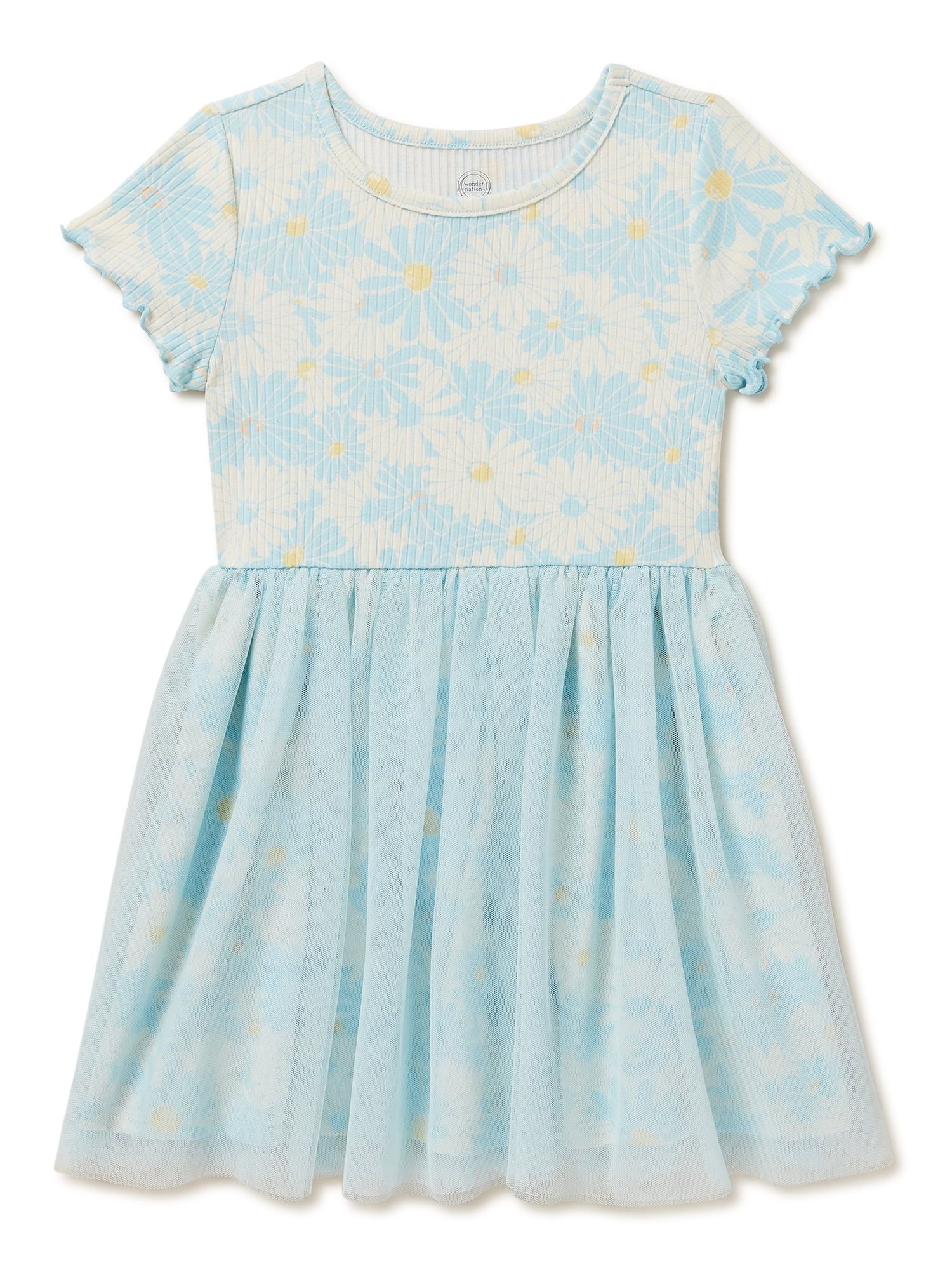 Wonder Nation Baby and Toddler Girls Tutu Dress, Sizes 12M-5T | Walmart (US)