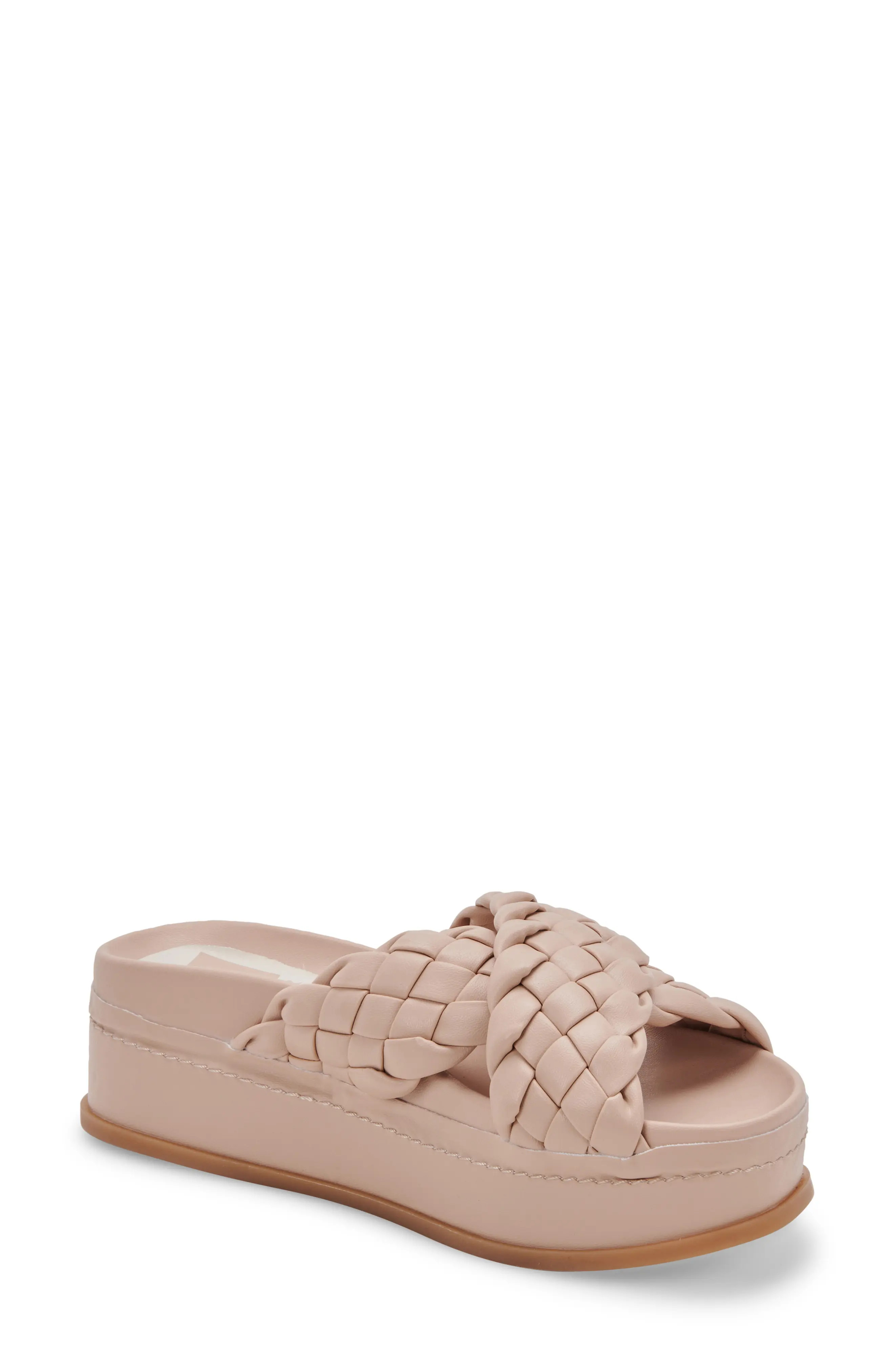 CLEAR BY DOLCE VITA Dolce Vita Wrenly Platform Slide Sandal in Light Blush at Nordstrom, Size 9.5 | Nordstrom
