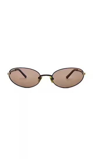 x Whitney Port The Rose Sunglasses in Vintage Brown & Chocolate Mono | Revolve Clothing (Global)