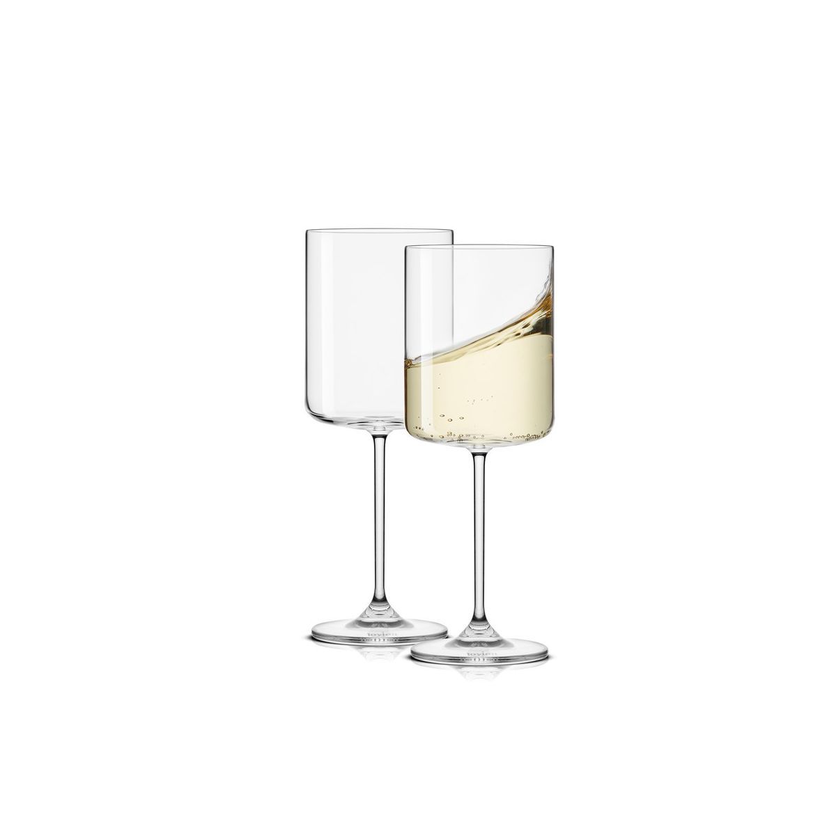 JoyJolt Claire Crystal White Wine Glasses – Set of 2 – 11.4 Ounce Wine Glass Set – Made in ... | Target