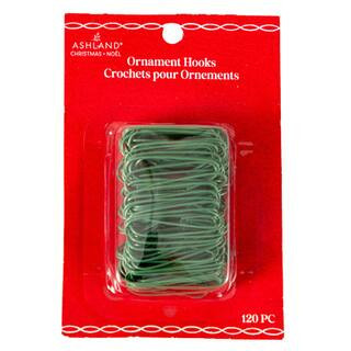 Small Green Ornament Hooks, 120ct. by Ashland® | 0.25" x 1.5" | Michaels® | Michaels Stores