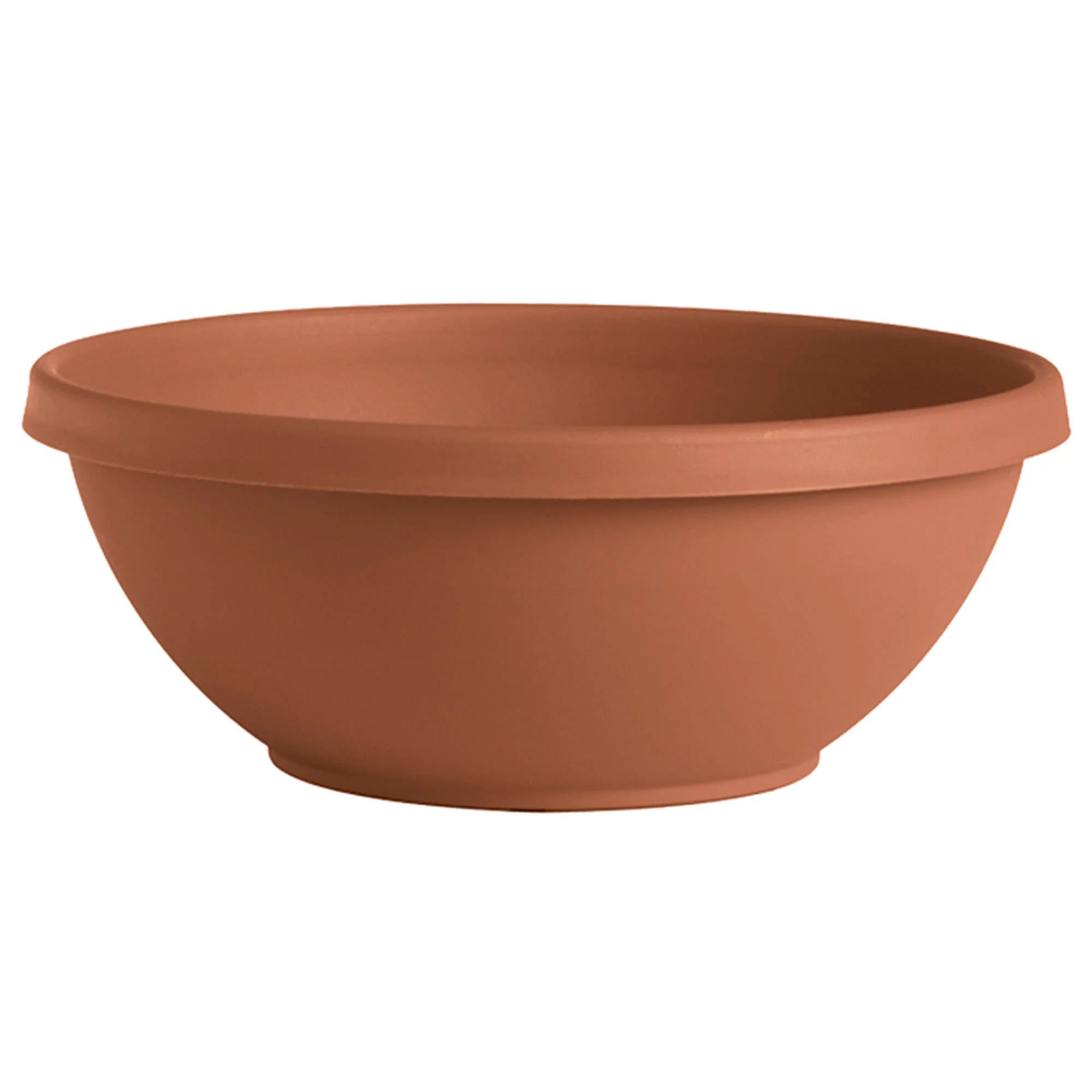 Bloem 14-in Terra Round Resin Planter Bowl - Terra Cotta Color | Walmart (US)