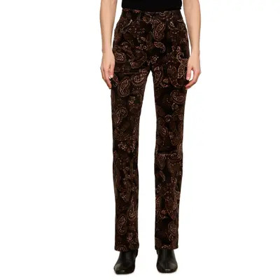 Sanctuary Play Date High Waist Stretch Cotton Corduroy Bootcut Pants in Kalamata Green at Nordstrom, Size 30 | Nordstrom