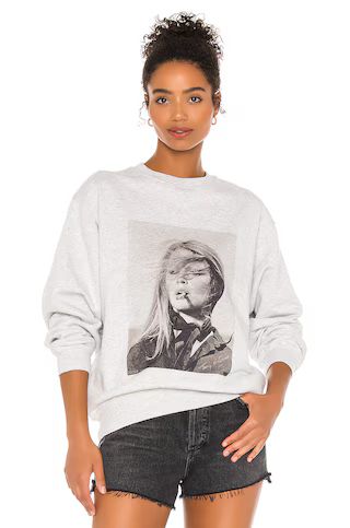 ANINE BING Ramona Sweatshirt AB x TO in Heather Grey from Revolve.com | Revolve Clothing (Global)