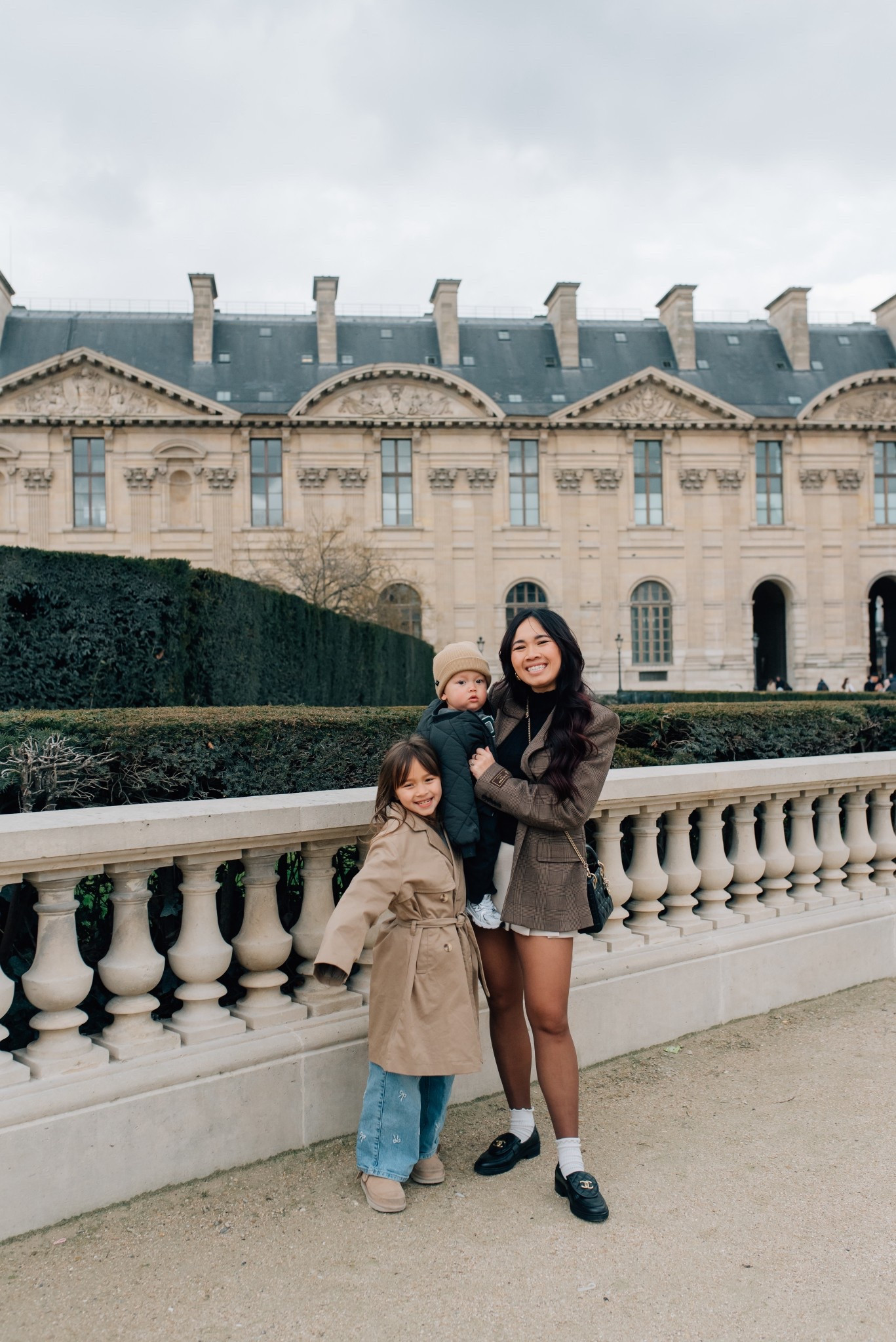 Our family winter outfits! Love this trench on Chloe, we stuck with the TTS and then this blazer is extremely flattering 

#LTKmomlife