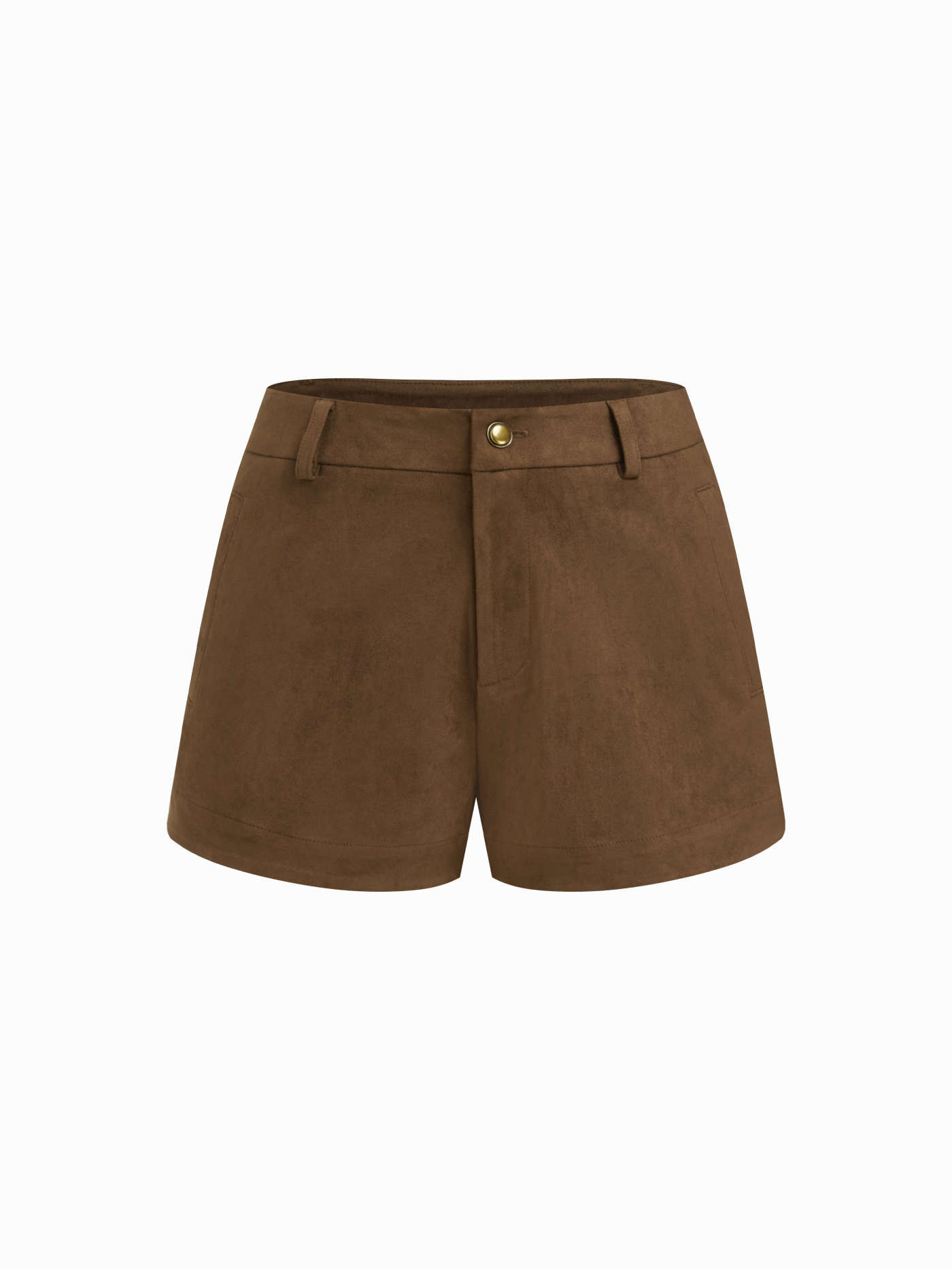 Suede Low Rise Micro Shorts | Cider