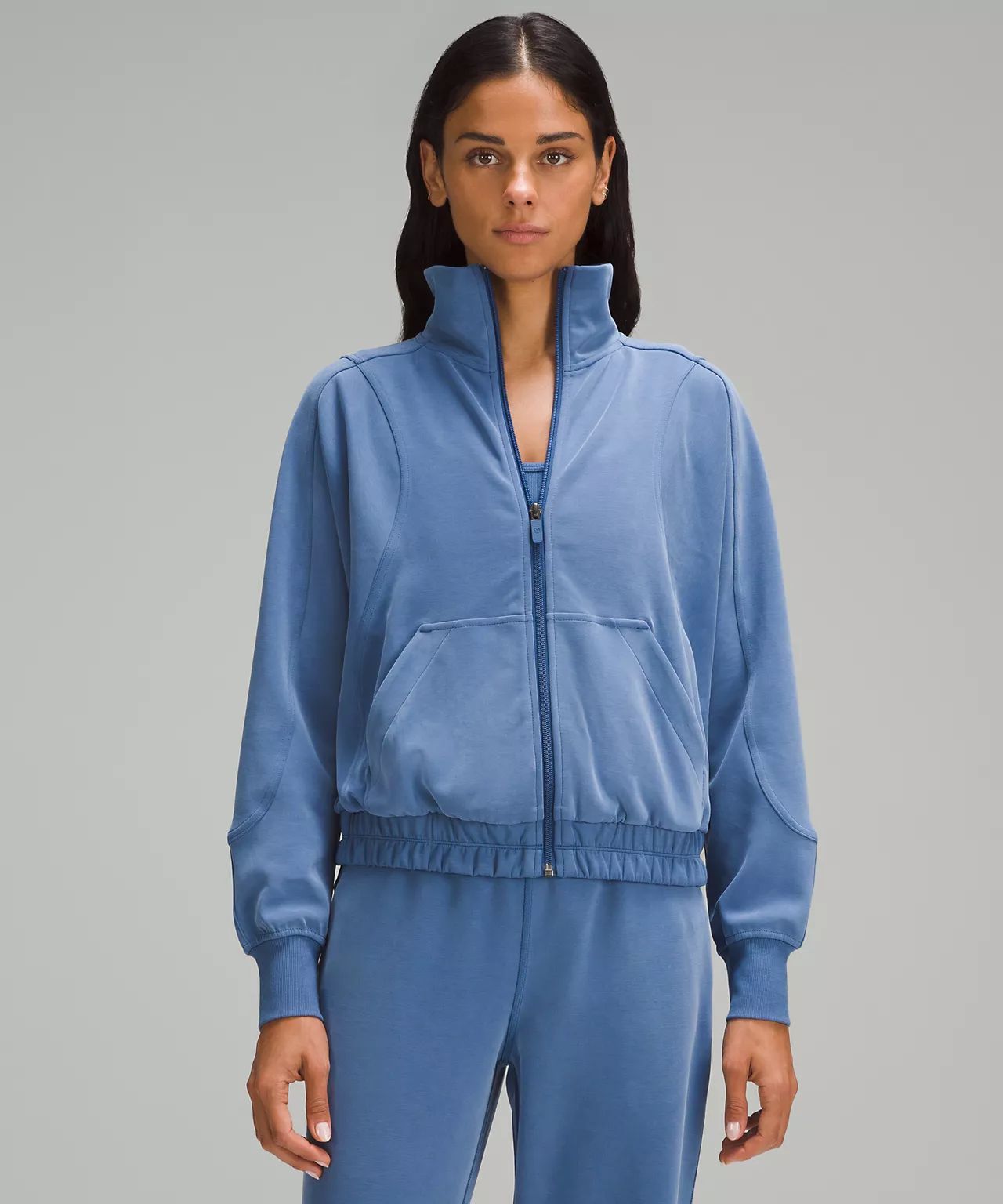 Brushed Softstreme Funnel-Neck Zip Up | Women's Hoodies & Sweatshirts | lululemon | Lululemon (US)